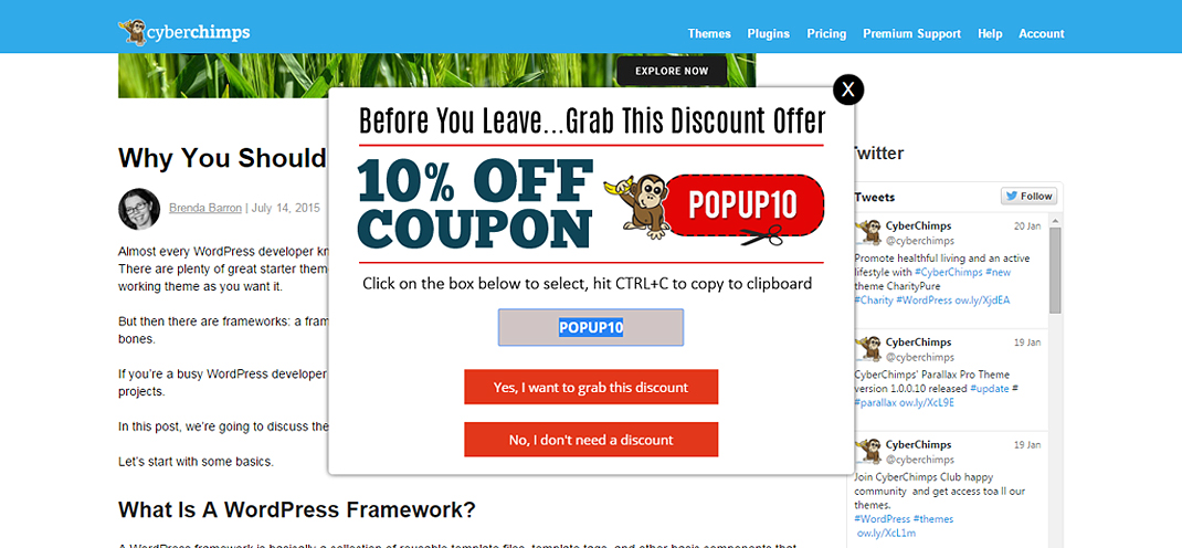 Popup Reebok Crossfit